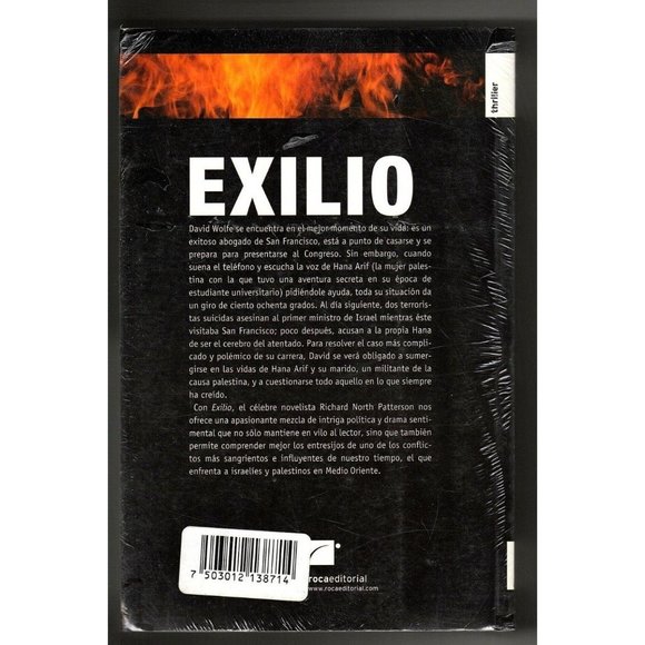Exilio by Richard North Patterson Spanish Version Paperback New - Picture 2 of 2